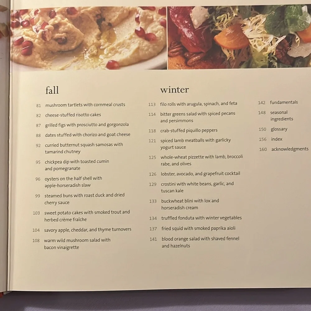 William Sonoma cook book - appetizers